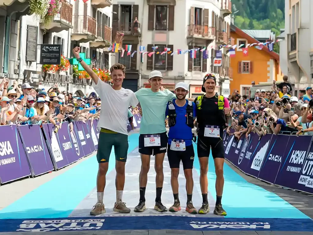 Baptiste Chassagne (2°), Vincent Bouillard (1°), Joaquin López (3°) y Hannes Namberger (4°)