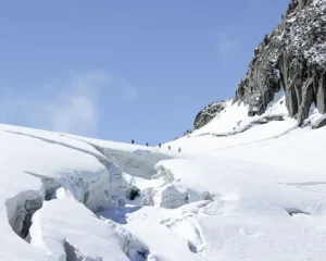 Suspenden el acceso al Montblanc por el deshielo del glaciar