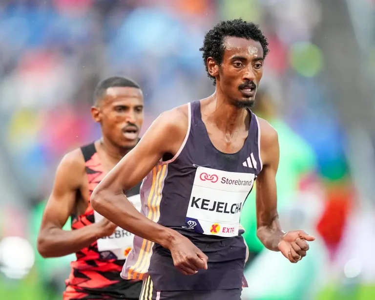 Kejelcha rompió el récord mundial de los 21k en el Medio Maratón de Buenos Aires
